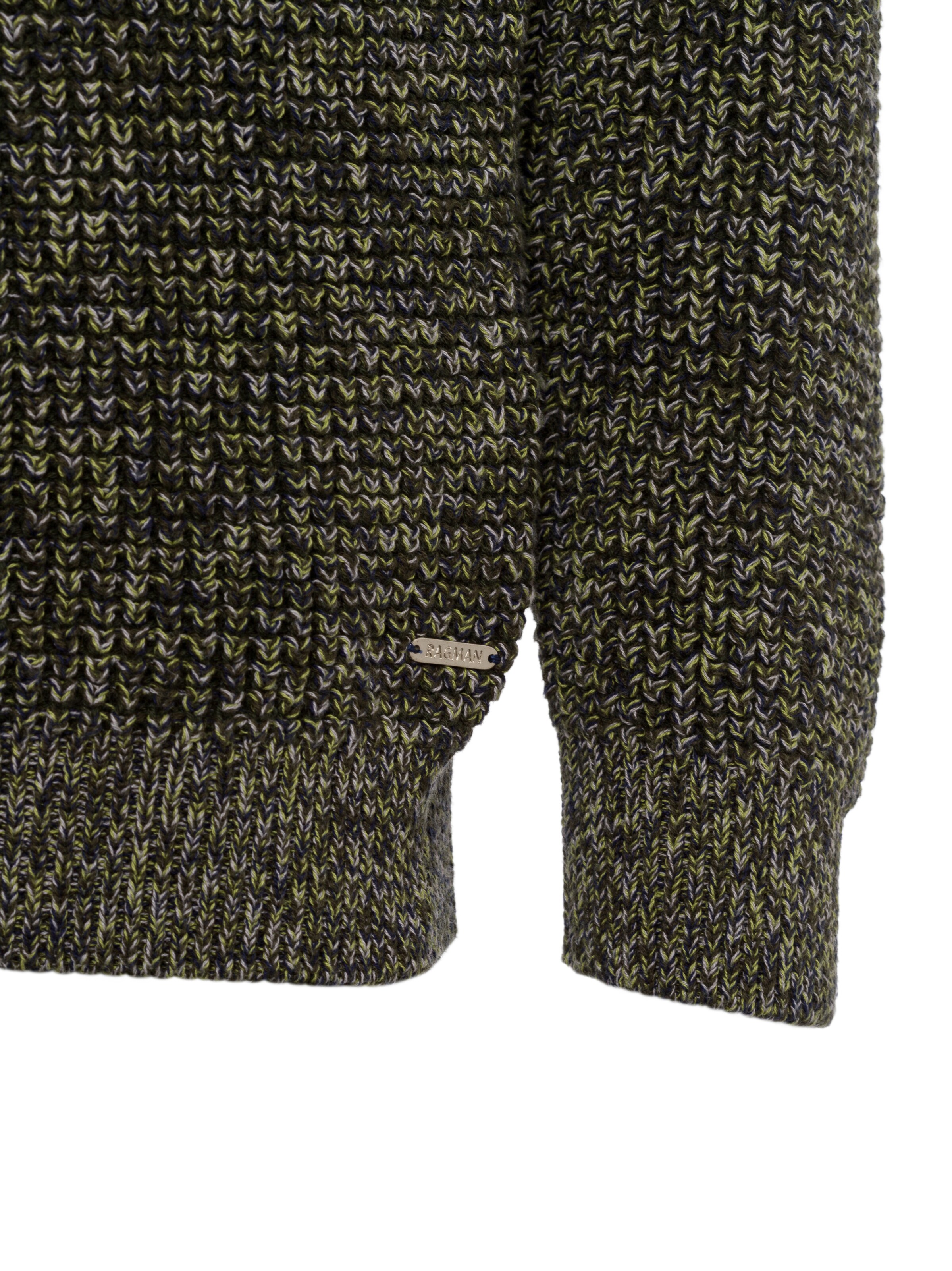 Ragman Pullover in Grün