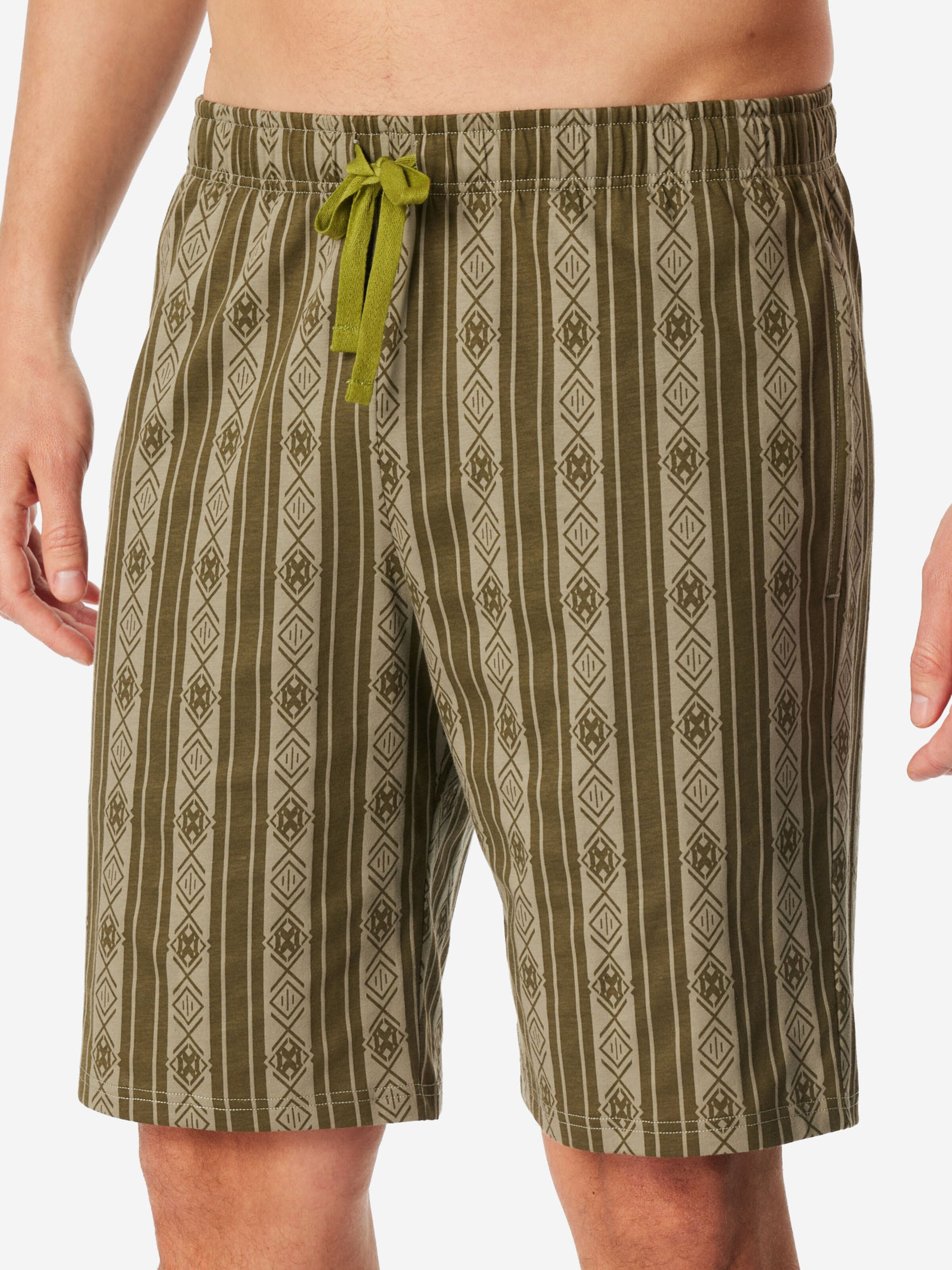 SCHIESSER Pajama pants ' Mix & Relax ' in Beige: front