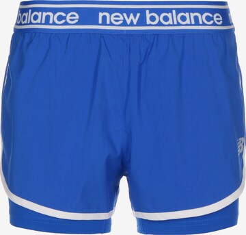 new balance Regular Sportbroek 'Relentless 2in1' in Blauw: voorkant