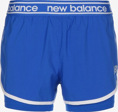 new balance Pantalon de sport 'Relentless 2in1' en bleu / blanc, Vue avec produit