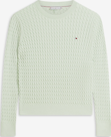 TOMMY HILFIGER Pullover in Grün: Vorderseite