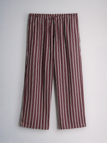 The Set Wide leg Byxa i brun