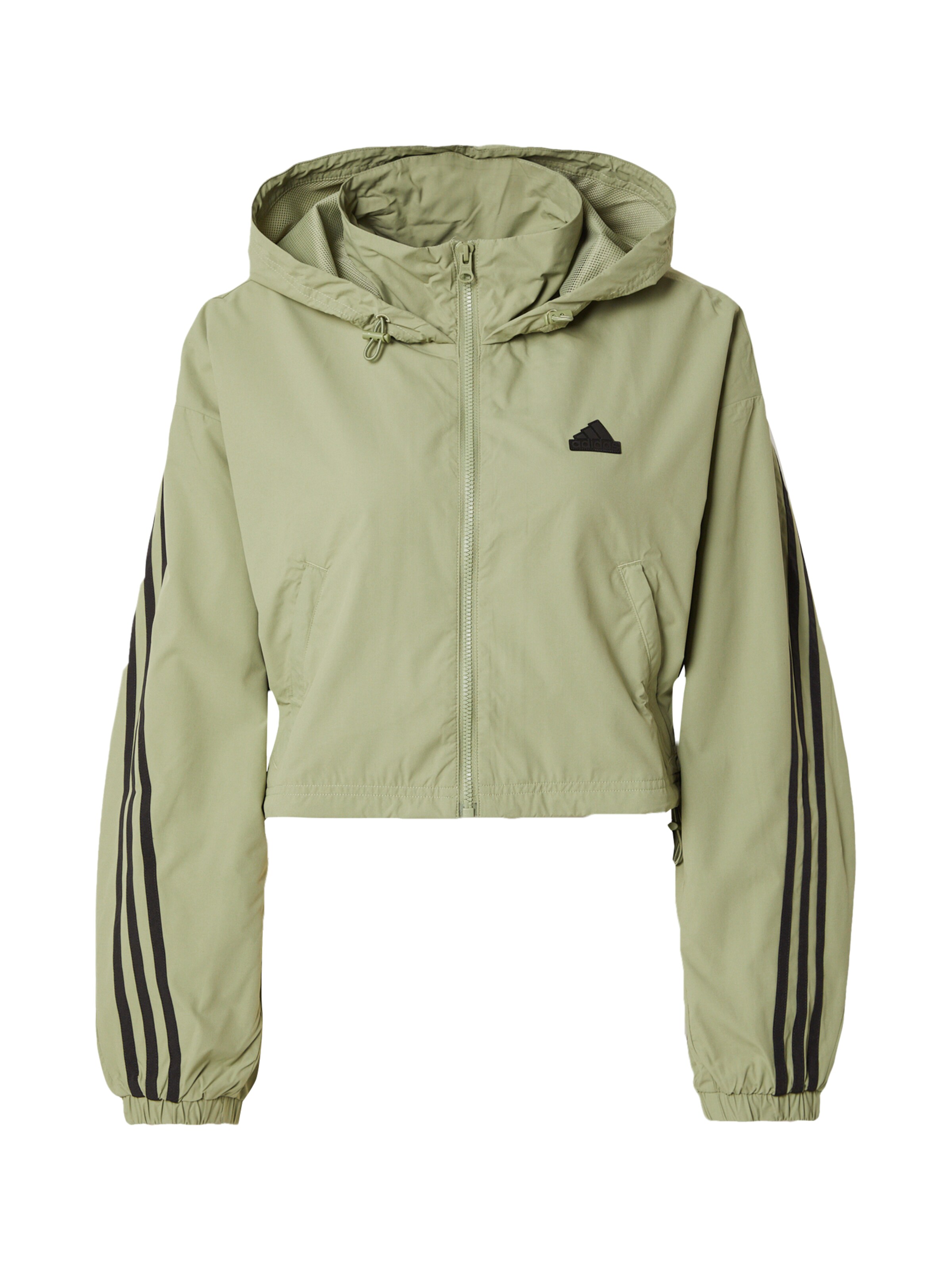 ADIDAS SPORTSWEAR - Chaqueta deportiva en verde: frente