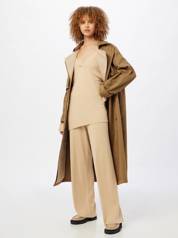 ABOUT YOU Limited Loosefit Broek 'Amalia' in Beige