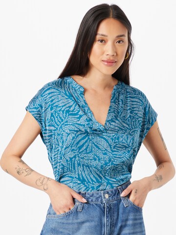 s.Oliver Shirt in Blauw: voorkant