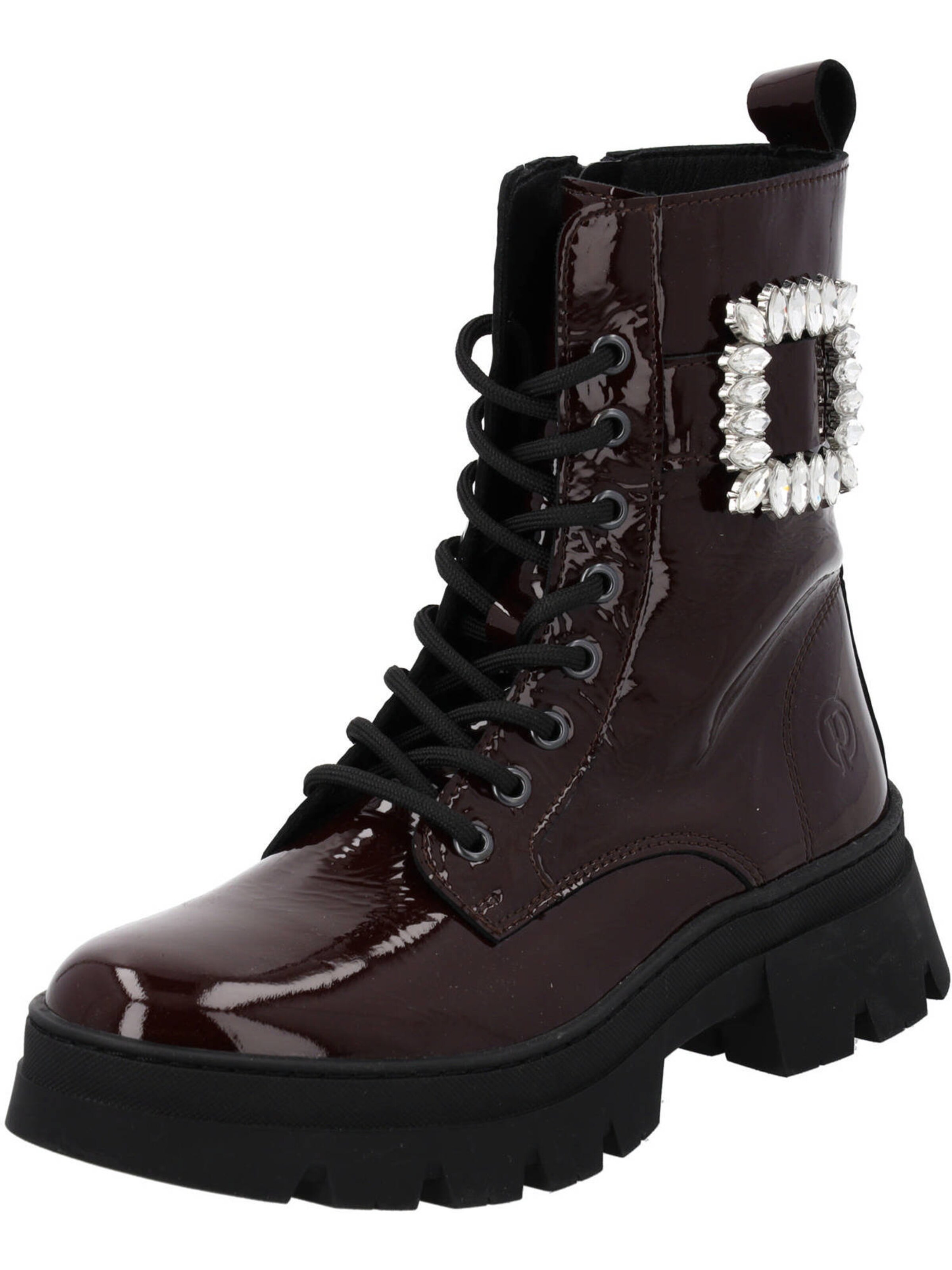 Palado Lace-up bootie 'Xorag' in Red: front