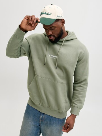 Jack & Jones Plus Sweatshirt 'JJESOHO' in Grün