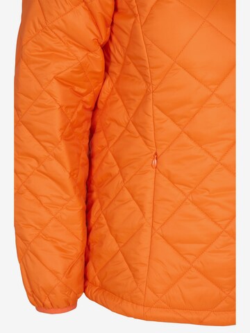 Zizzi Between-Season Jacket 'Diamond' in Orange