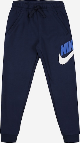 Nike SportswearHlače - plava boja: prednji dio