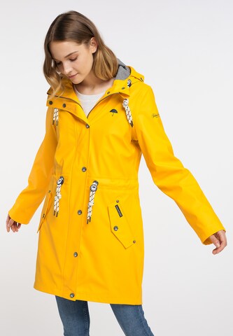 Manteau fonctionnel 'Bridgeport' Schmuddelwedda en jaune : devant