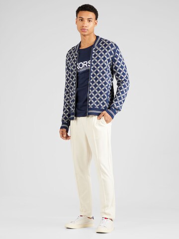 Michael Kors Knit cardigan 'EMPIRE' in Blue