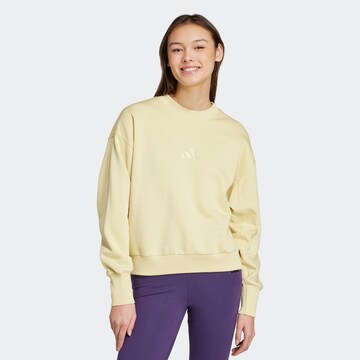 ADIDAS SPORTSWEAR Αθλητική μπλούζα φούτερ 'ALL SZN' σε κίτρινο: μπροστά
