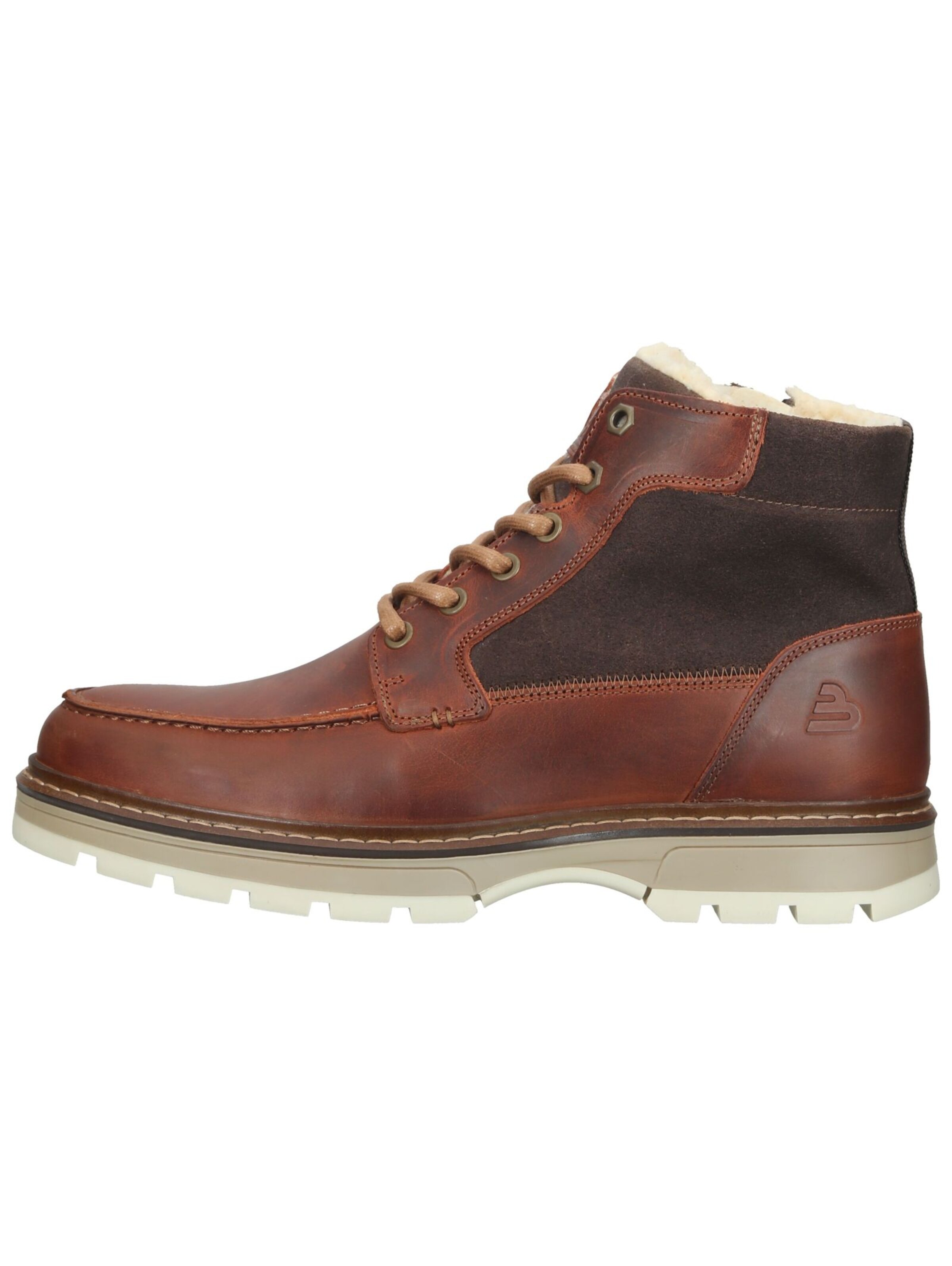 BULLBOXER Lace-Up Boots in Brown