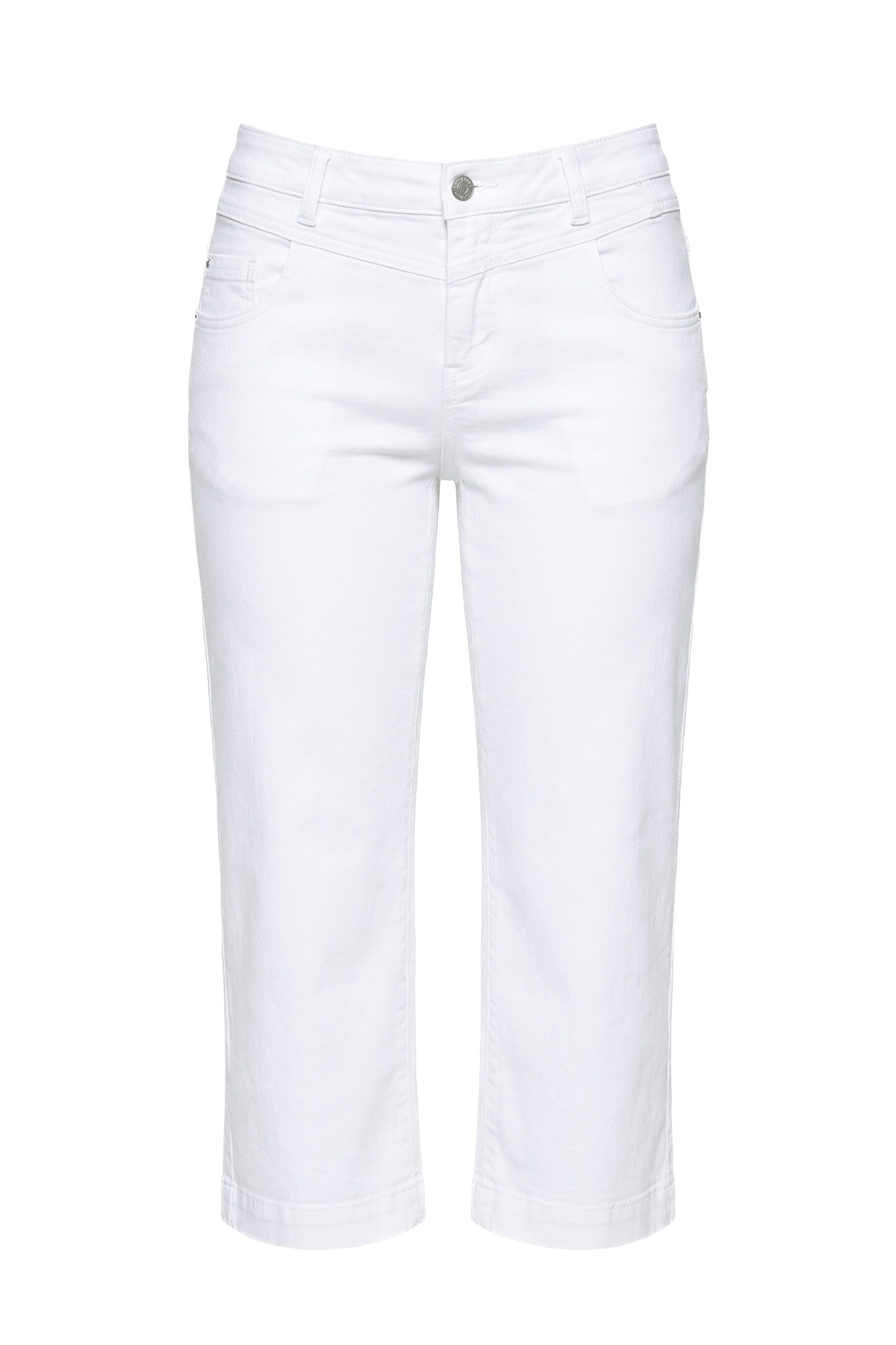 LAURASØN Wide Leg Jeans in Weiß: Vorderseite