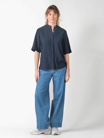 T-shirt ' Solrun ' Klitmøller en bleu