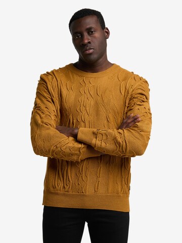 Carlo Colucci Sweater ' D'Andrea ' in Yellow: front