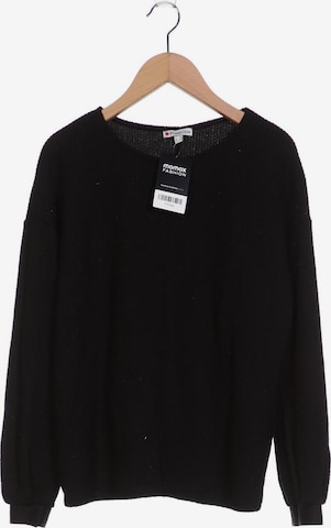 STREET ONE Sweatshirt & Zip-Up Hoodie in XS in Black: front