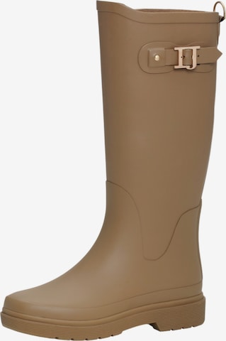 Bottes en caoutchouc 'RUBAIR13' ILSE JACOBSEN en marron : devant