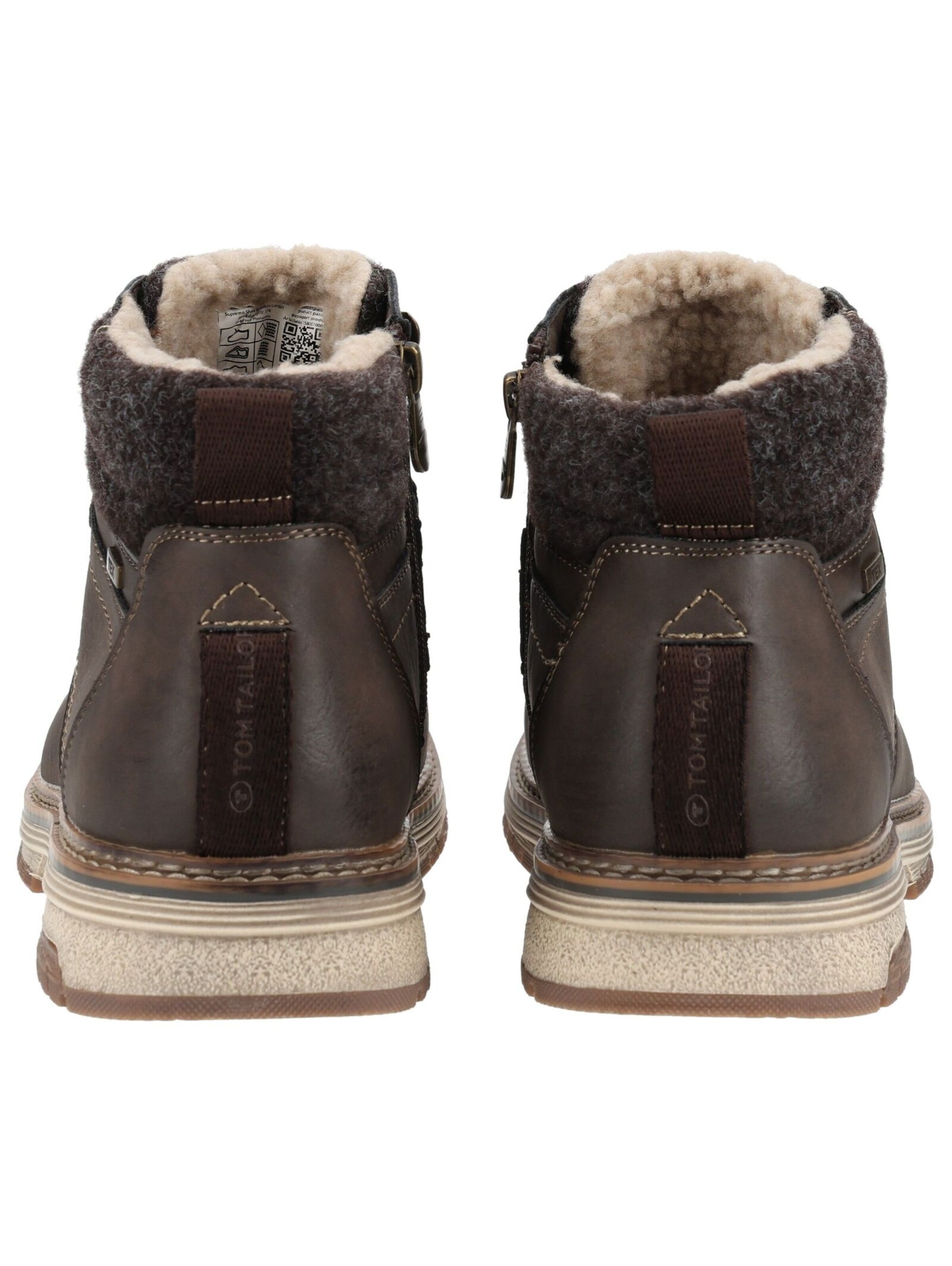 Boots stringati di TOM TAILOR in marrone