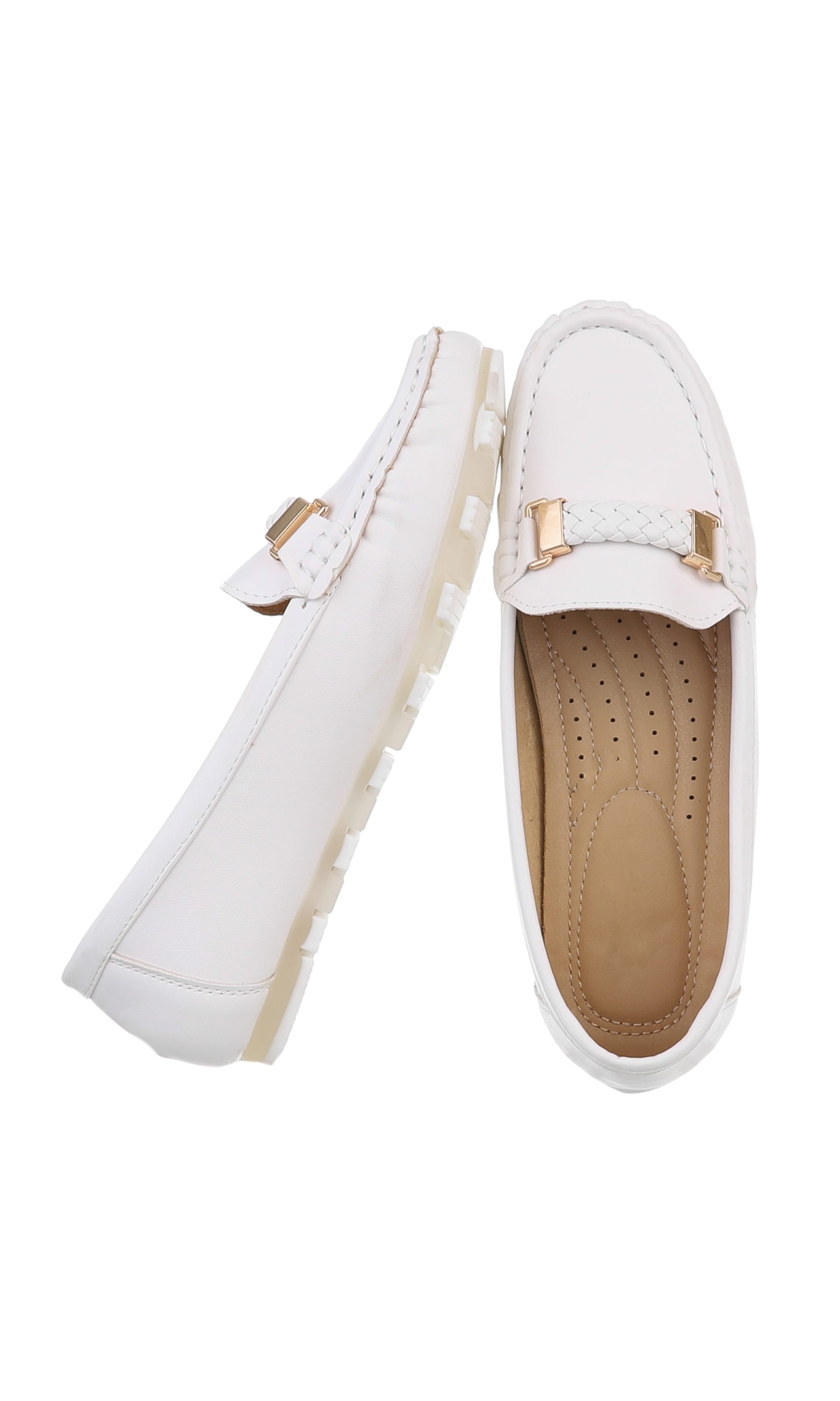 Ital-Design Slipper in Weiß