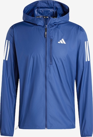 Veste de sport 'Own the Run' ADIDAS PERFORMANCE en bleu : devant