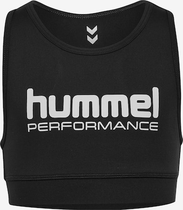 Hummel Sporttop in Schwarz: Vorderseite