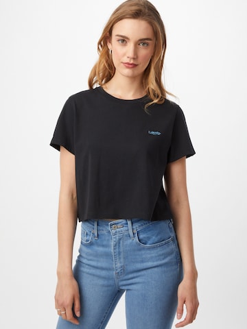 LEVI'S ® Shirt 'GR Cropped Jordie Tee' in Black: front