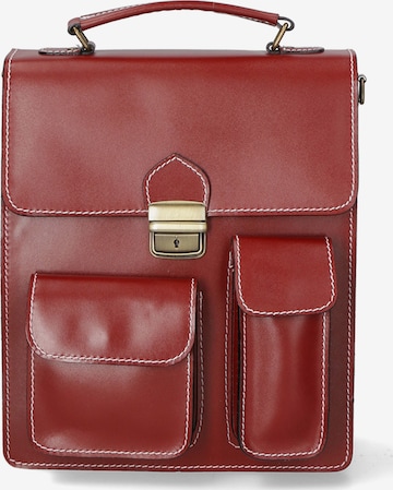faina Document Bag in Red: front