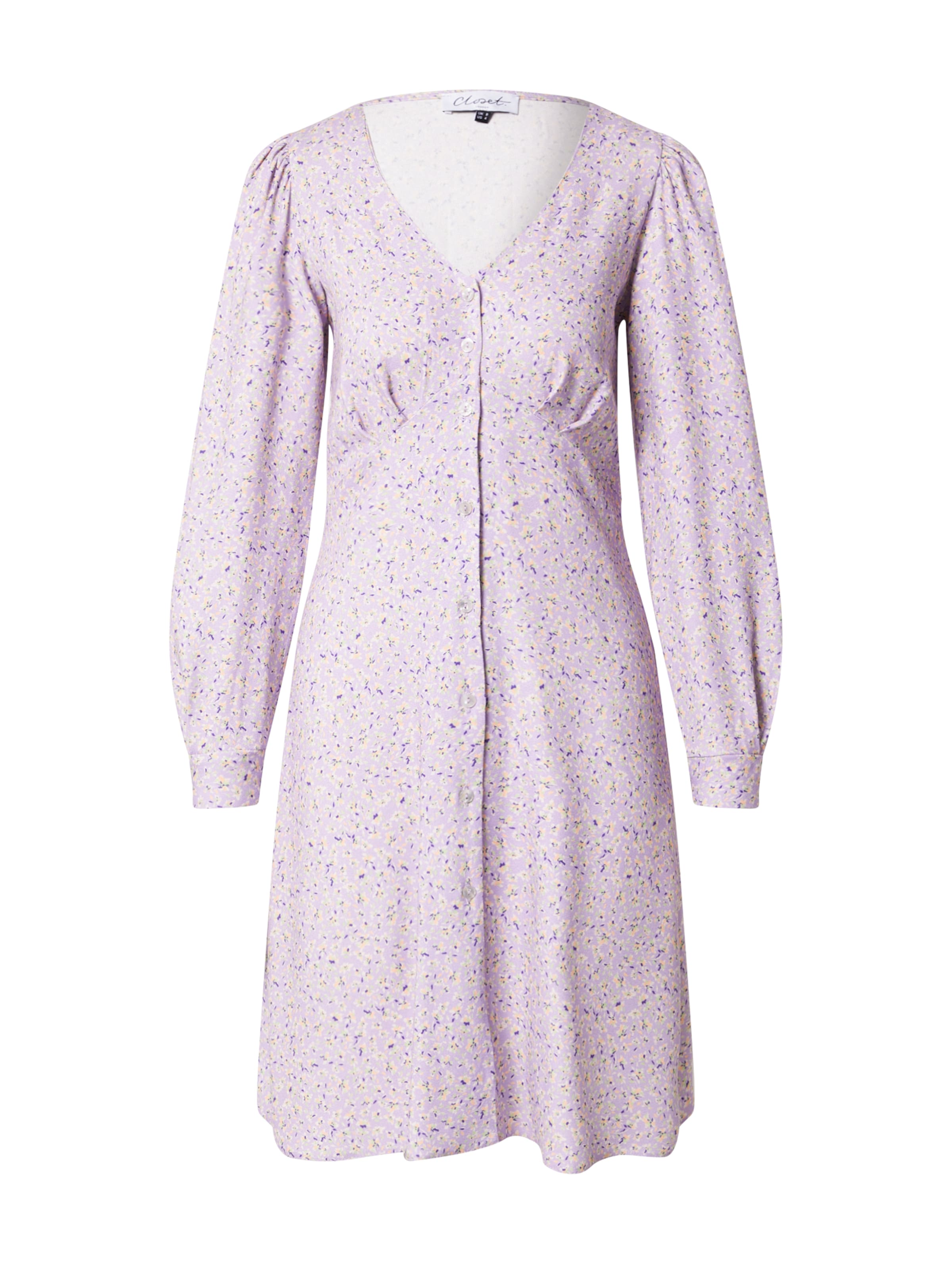 Closet London Shirt dress in Purple: front