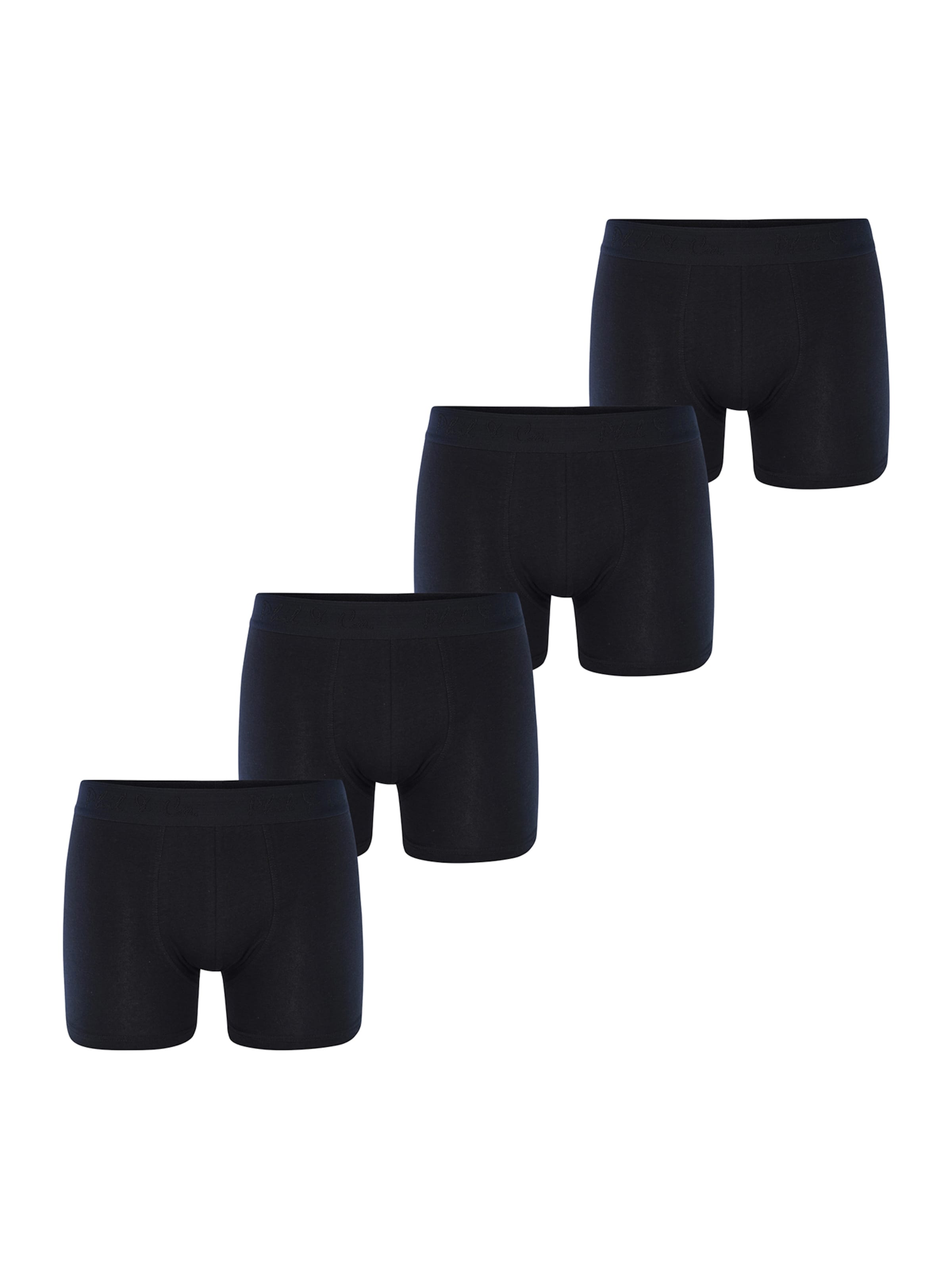 Phil & Co. Berlin Boxershorts in Schwarz: Vorderseite