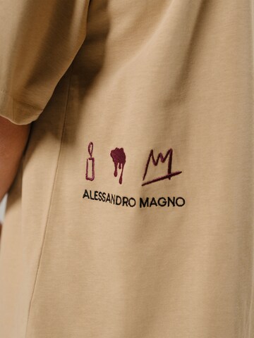 Alessandro Magno Shirt 'GINGER ROOT' in Beige