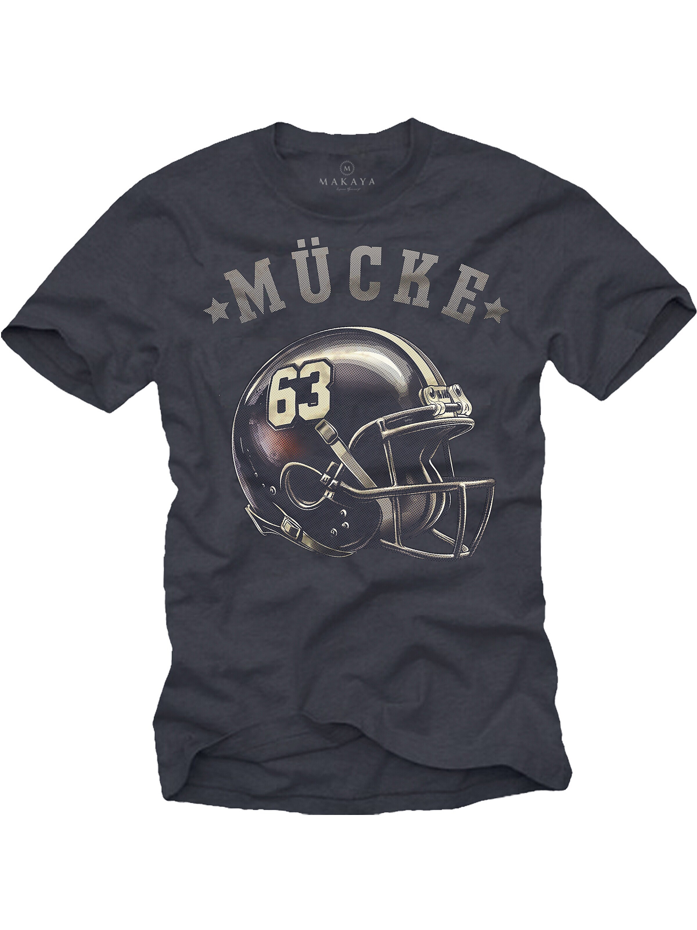 MAKAYA Shirt '63-Helm' in Grey: front