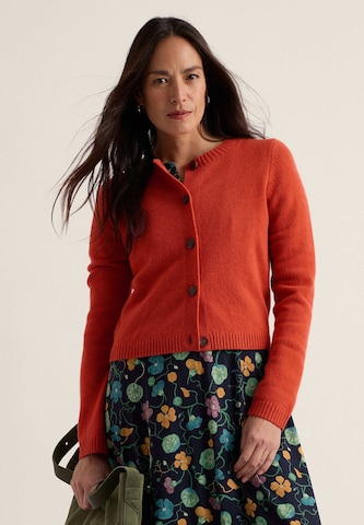 Cardigan ' Tern Tide ' Seasalt Cornwall en orange : devant
