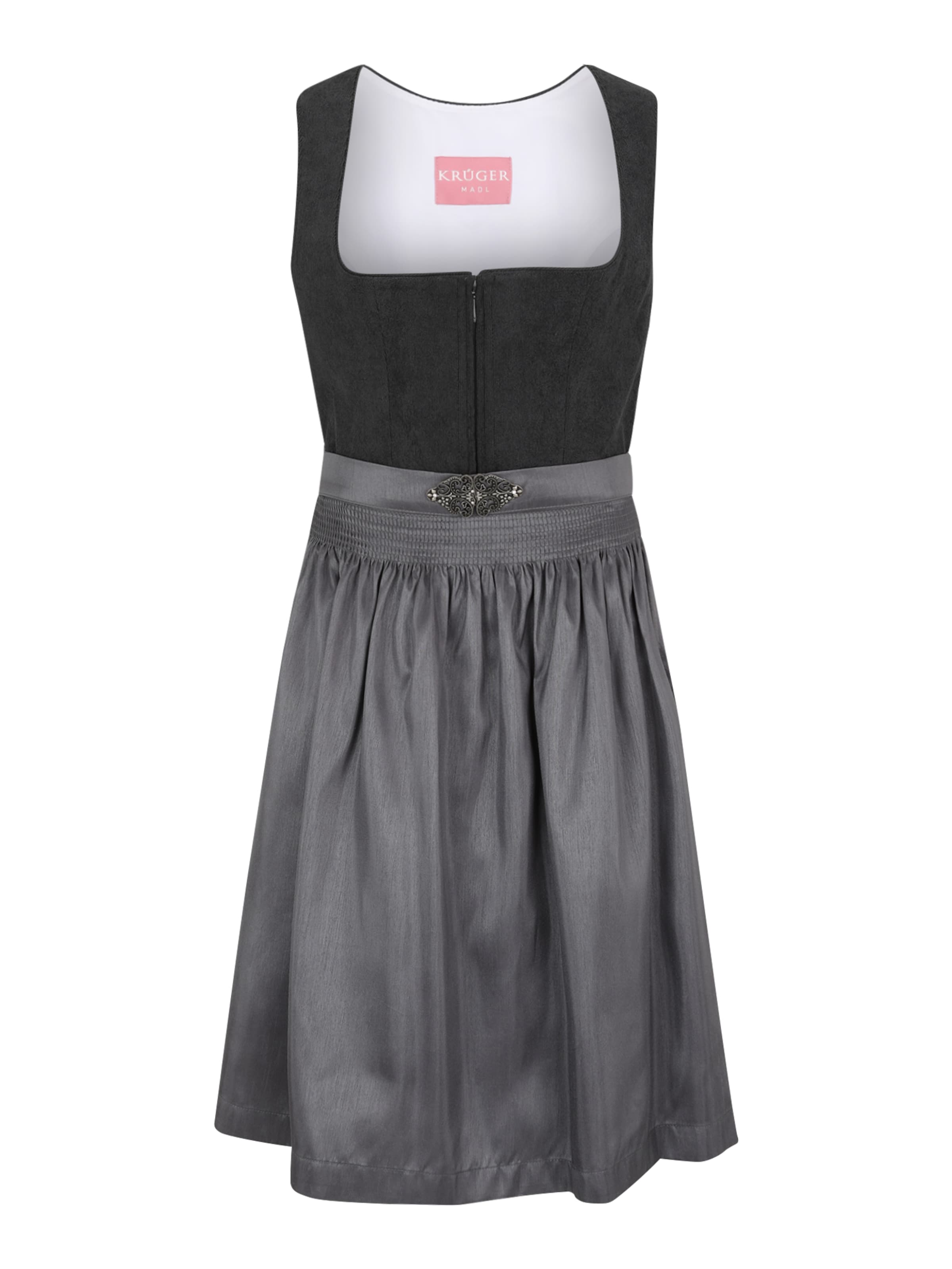 Dirndl 'Evi' Krüger Madl en gris : devant