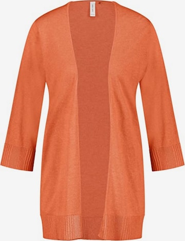 GERRY WEBER Knit Cardigan in Orange: front
