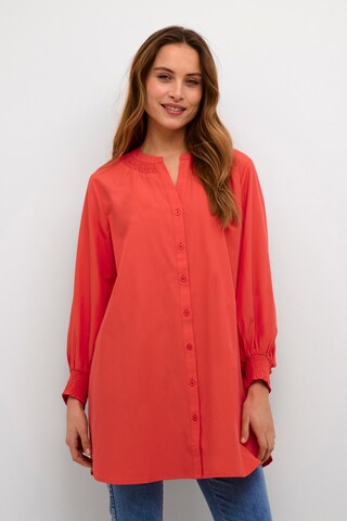 Kaffe Tuniek 'Mie' in Rood: voorkant