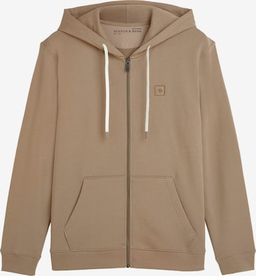 Giacca di felpa di SCOTCH & SODA in marrone: frontale