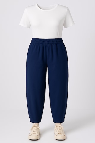 Touche Prive Broek in Blauw: voorkant