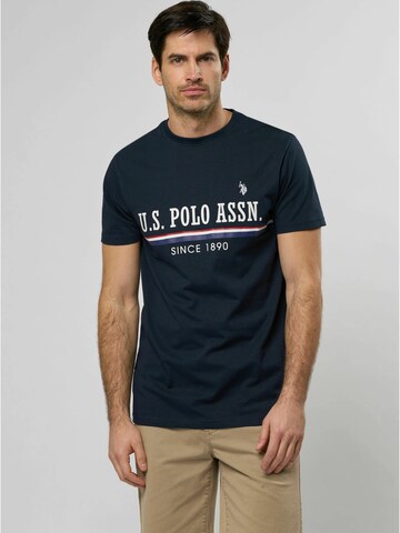 U.S. POLO ASSN. Bluser & t-shirts 'Limited Anniversary' i blå: forside