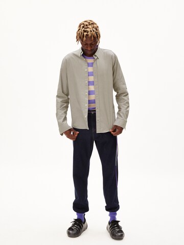 ARMEDANGELS Regular fit Button Up Shirt 'Quasi' in Beige