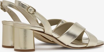 LOTTUSSE Sandals ' Pala ' in Silver