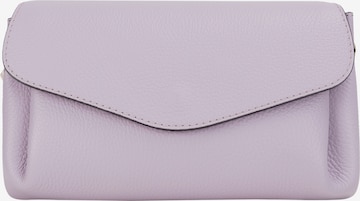 Pochette Usha en violet : devant