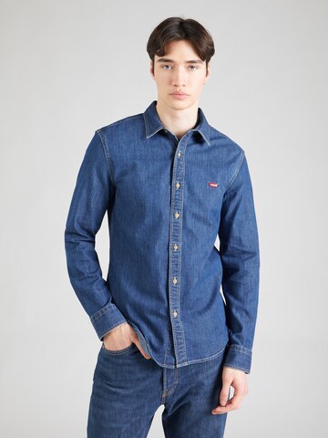 LEVI'S ® Slim fit Overhemd 'Battery' in Blauw: voorkant
