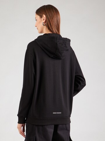ARMANI EXCHANGE - Sudadera con cremallera en negro
