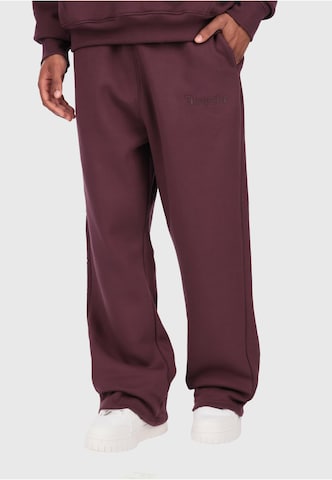 Loosefit Pantalon Dropsize en rouge