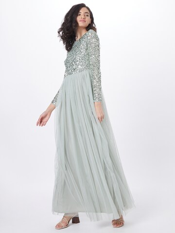 Maya Deluxe Evening Dress in Green