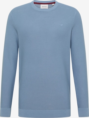 Pull-over 'Elliot' MUSTANG en bleu : devant