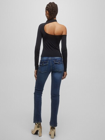 Pull&Bear Koszulka w kolorze czarny