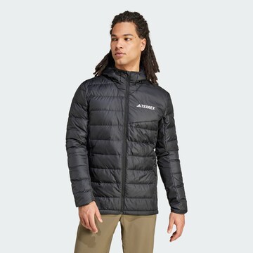 ADIDAS TERREX Outdoorjas in Zwart: voorkant