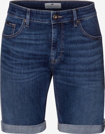 CROSS JEANS Shorts 'Leom' in Blau: Vorderseite